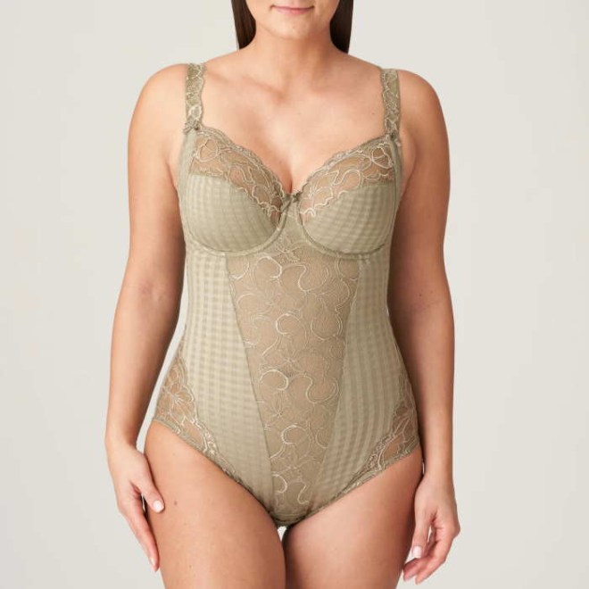 BODY FULL CUP BRA C-F CUP GOLDEN OLIVE MADISON PRIMA DONNA 